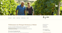 Desktop Screenshot of hjm-wein.de