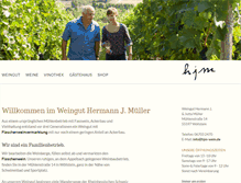 Tablet Screenshot of hjm-wein.de